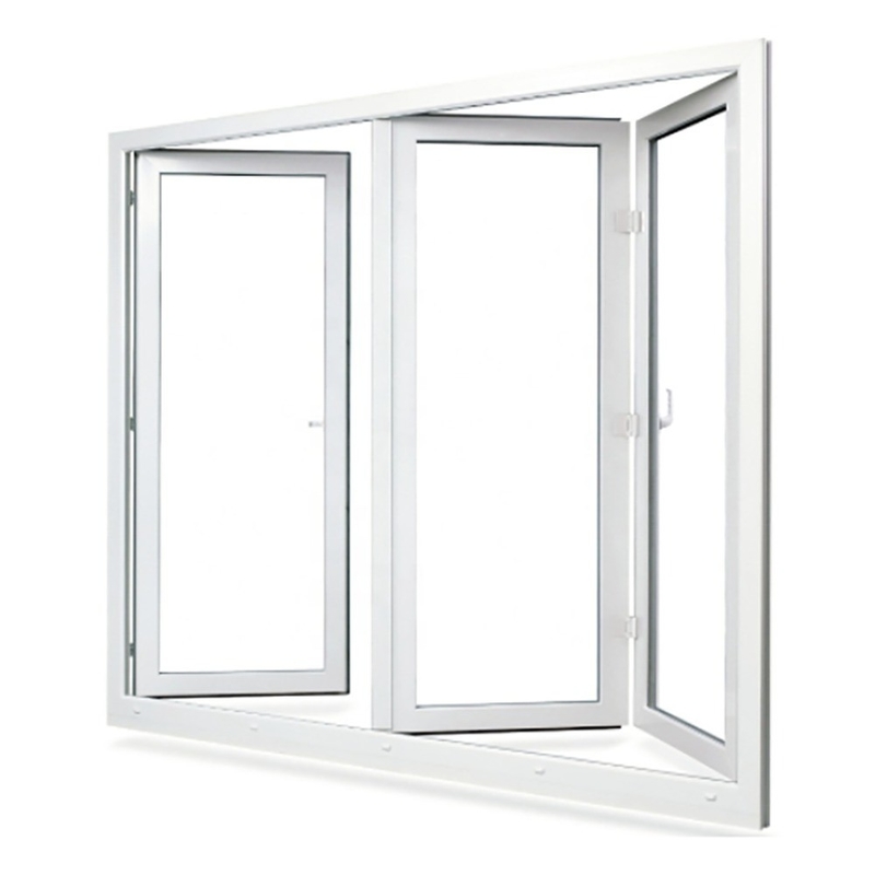 Superficie finita Porte bifold commerciali moderne con vetro temperato e vetro a bassa temperatura