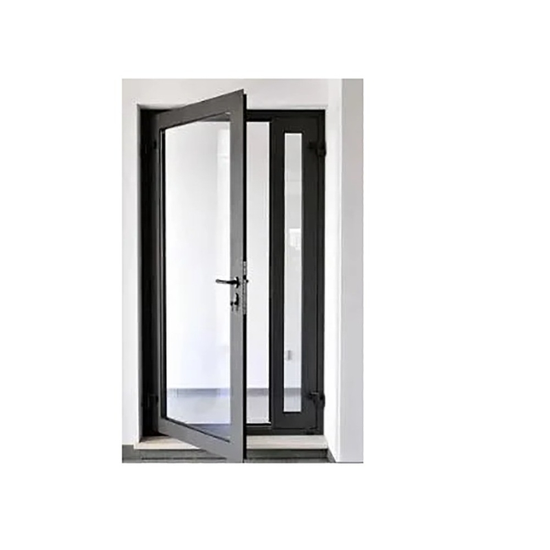 Porta di casamento in lega di alluminio di stile europeo, design minimalista e aggiornamento del vetro triplax
