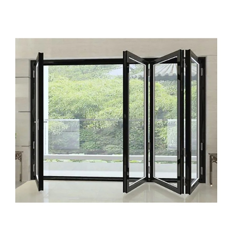 Porta di casamento in lega di alluminio di stile europeo, design minimalista e aggiornamento del vetro triplax