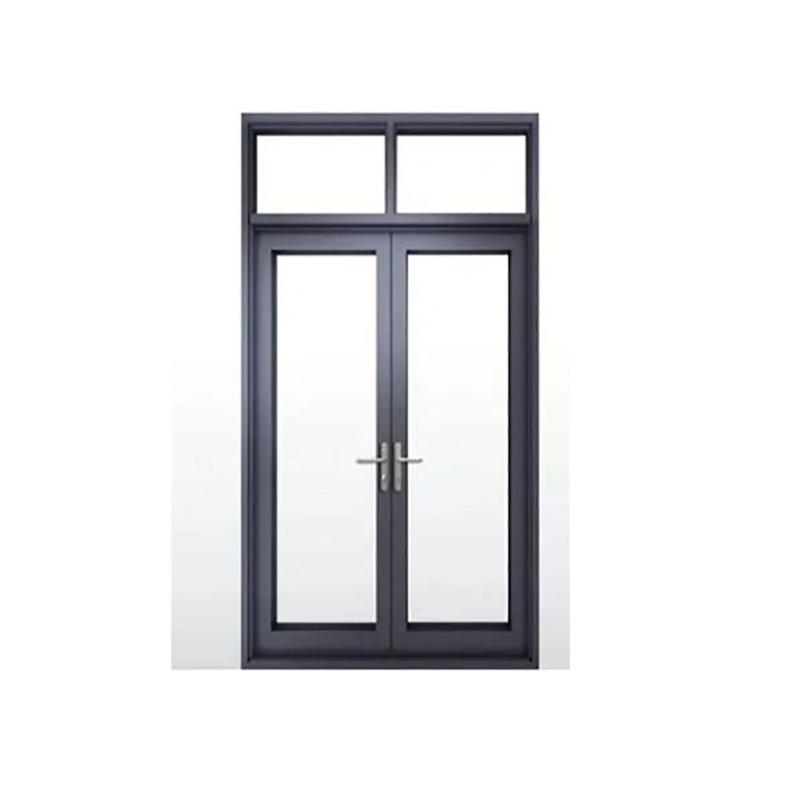 Porta di casamento in lega di alluminio di stile europeo, design minimalista e aggiornamento del vetro triplax