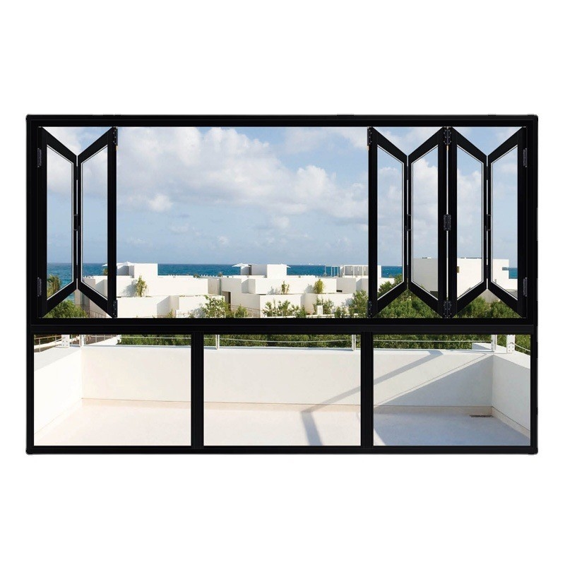 Trasforma il tuo spazio con SKATE Original Hardware Fashion Aluminum Bi Folding Windows