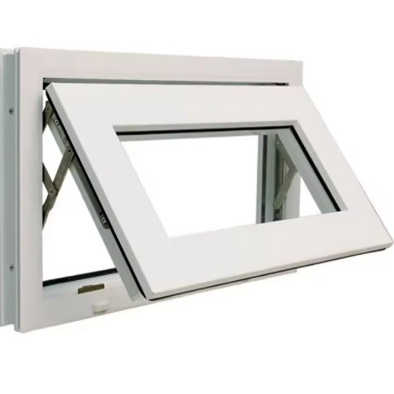 8-Way Seal SKATE Finestre di avvolgimento in lega di alluminio grigio e bianco per edifici finali