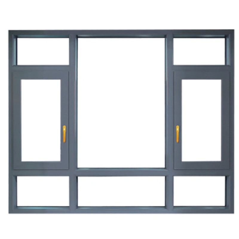 Dimensioni personalizzate Fresco termico in alluminio Casamento vetro Finestre per la soluzione di tenda appesa
