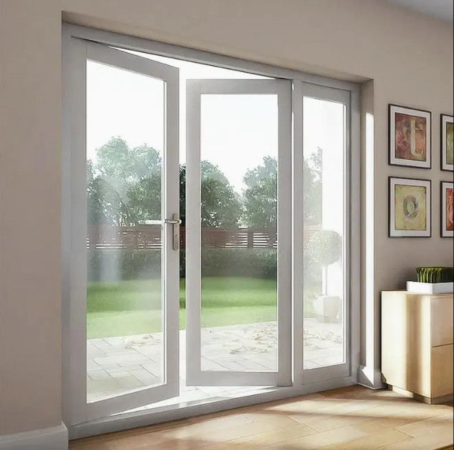 Porte in alluminio con isolamento acustico di 35 DB e colore opzionale per il soggiorno