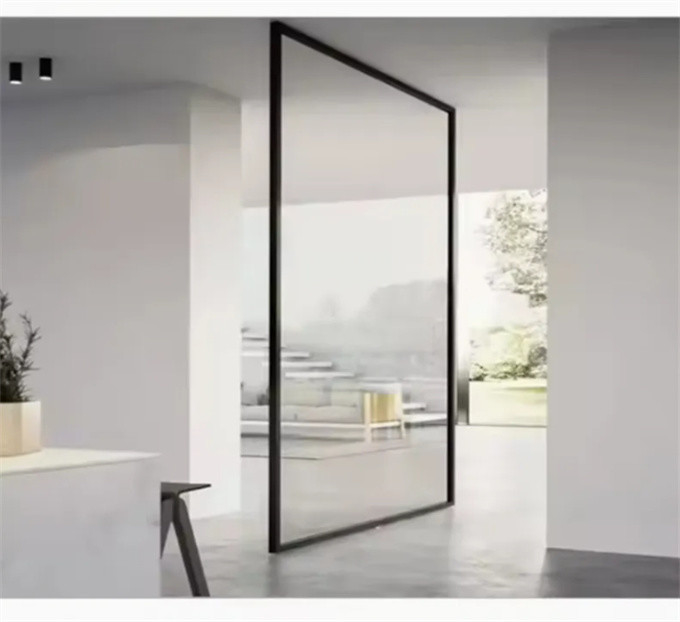 Porta a rotazione facile da pulire e mantenere manutenzione senza sforzo e design elegante