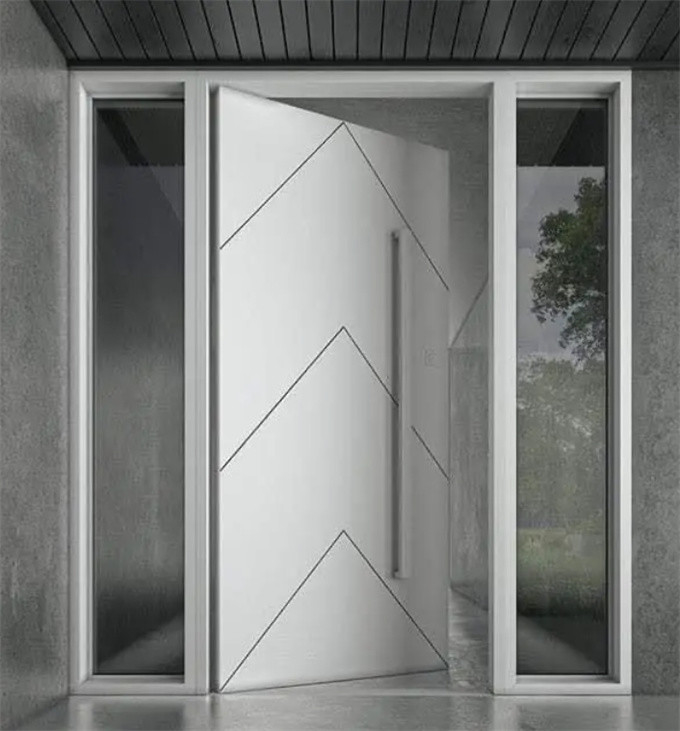 Porta a rotazione facile da pulire e mantenere manutenzione senza sforzo e design elegante