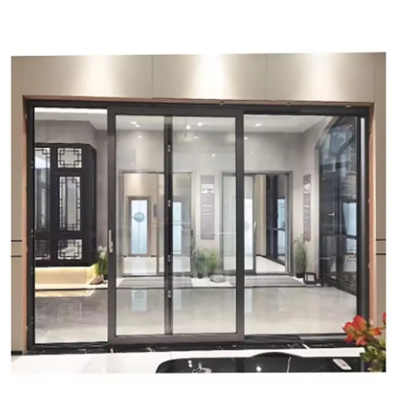Porte scorrevoli in alluminio di design moderno SKATE con isolamento acustico da 35 dB per abitazioni