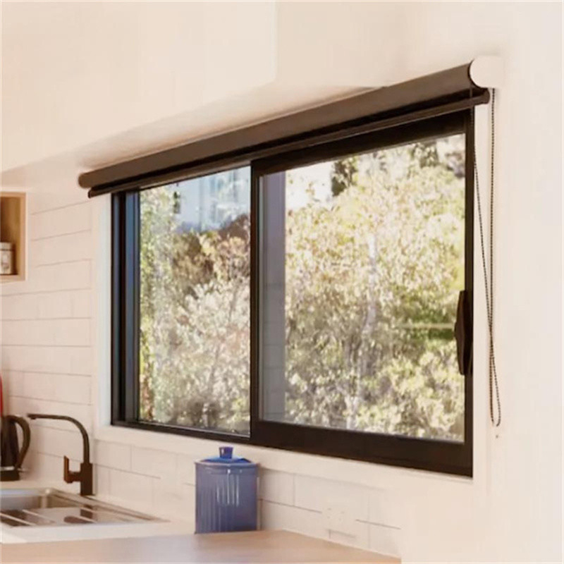 Moda Nuovo Disegno Customisable Aluminum Aluminum Sliding Windows con spessore della parete di 2,2 mm