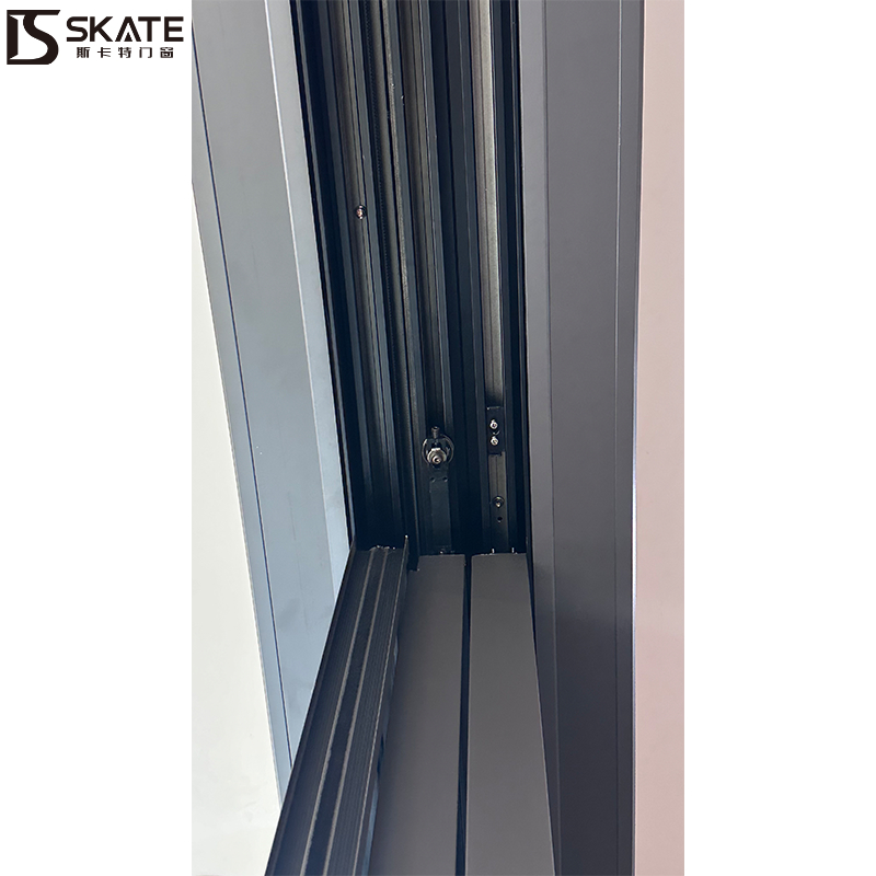Moda Nuovo Disegno Customisable Aluminum Aluminum Sliding Windows con spessore della parete di 2,2 mm
