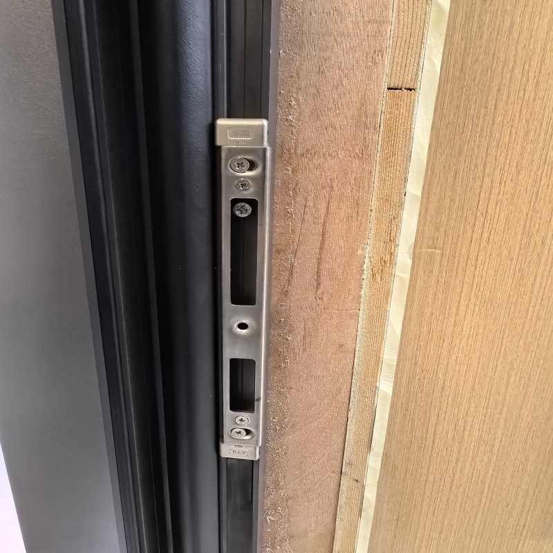 Modern Design High Performance Aluminum Casement Door with Superior Wind Pressure Resistance for Commercial Project