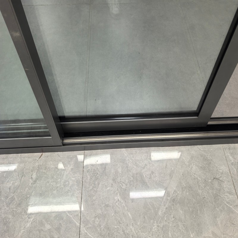 China Supplier Energy-Efficient Thermal Break Narrow Frame Aluminum Sliding Door with Double Glazed