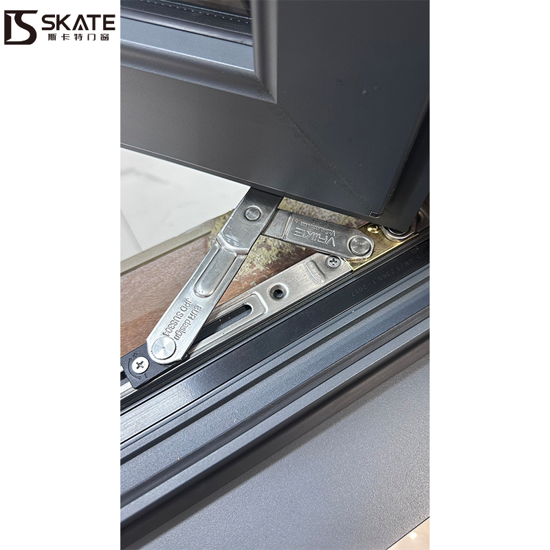 Weather Resistant Aluminum Casement Window with Anti-Corrosion Coating and Durable Screen for Coastal Areas