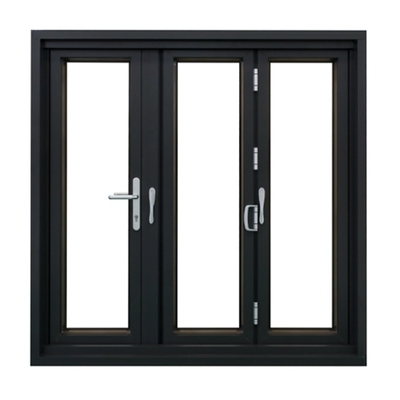 Disgregazione termica a doppio vetro Profilo in alluminio legato a alluminio Casement Window Swing Style