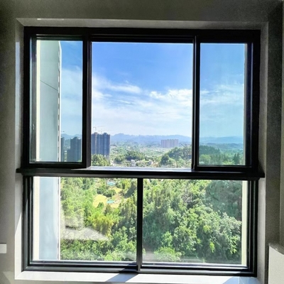 Moda Nuovo Disegno Customisable Aluminum Aluminum Sliding Windows con spessore della parete di 2,2 mm